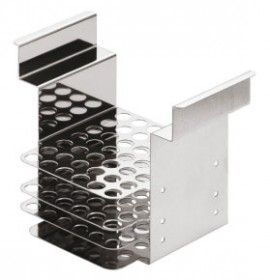 Julabo 9970321 Test Tube Rack, 42 tubes, 2.95 x 0.47 to 2.95 x 0.51"-