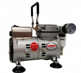 Julabo SXP.1 Oil-Free Piston Vacuum Pump with Manual Vacuum Gauge, 17 L/min, 150 mbar-