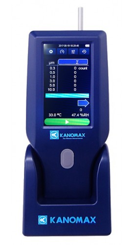 Kanomax 3888-KIT Handheld Particle Counter Kit, 3-channel-