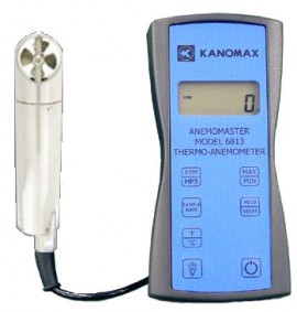 Kanomax 6813-S Anemomaster Vane Anemometer-
