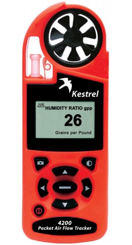 Kestrel 4250 Pocket Air Flow Racing Trackers with Bluetooth-