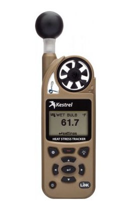 Kestrel 5400 Heat Stress Tracker Pro with LiNK, Compass + Vane Mount-