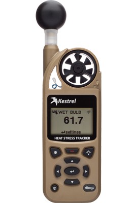 Kestrel 5400 Heat Stress Tracker + Vane Mount, Tan-