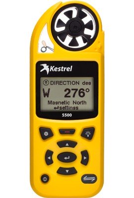 Kestrel 5500 Weather Meter, Yellow-