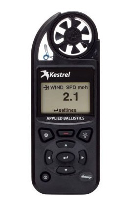 Kestrel 5700 Elite Weather Meter with Applied Ballistics, Black-