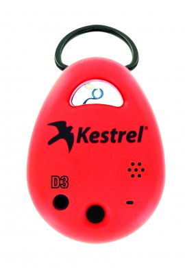 Kestrel DROP D3 Wireless Environmental Data Logger, red-