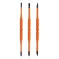 Klein Tools 13157 Insulated Double-End Screwdriver Blades, 3-pack-
