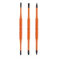 Klein Tools 13157 Insulated Double-End Screwdriver Blades, 3-pack-