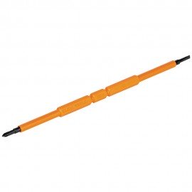 Klein Tools 13157INSP Screwdriver Blades, Insulated Double-Ended Slotted, Phillips, 2-Pack-