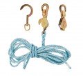 Klein Tools 1802-30SSR Block and Tackle with 259 anchor hook, spliced-