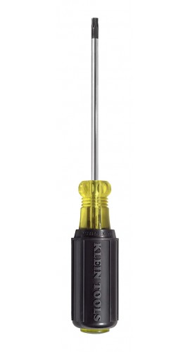 Klein Tools 19543 T20 Torx Screwdriver with round shank and cushion grip-