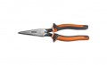 Klein Tools 2038EINS Insulated Long-Nose Side Cutter Pliers, 1.938&quot; jaw length-