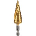 Klein Tools 25962 Step Drill Bit, spiral double-fluted, &lt;sup&gt;3&lt;/sup&gt;&amp;frasl;&lt;sub&gt;16&lt;/sub&gt;&amp;quot; to &amp;frac78;&amp;quot;, VACO-