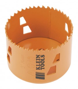 Klein Tools 31948 Bi-Metal Hole Saw, 3" diameter, 3.5 oz-