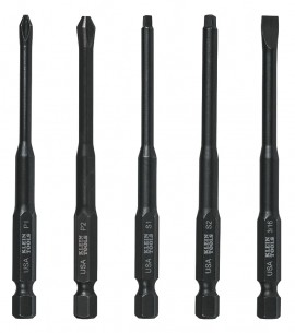 Klein Tools 32234 Power Driver Set, 5-piece, 3.5"-