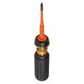 Klein Tools 32286 2-in-1 Flip-Blade Insulated Screwdriver, #1 Phillips and 0.1875&quot; slotted-