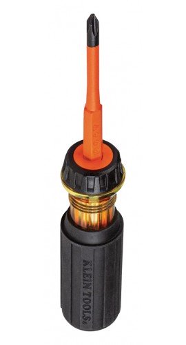 Klein Tools 32293 2-in-1 Flip Blade Insulated Screwdriver-