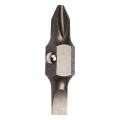 Klein Tools 32412 Bit for stubby screwdriver, #2 Phillips and 0.1875&#039;&#039; slotted-