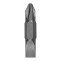 Klein Tools 32483 Dual-Ended Replacement Bit, #2 Phillips, 1/4&amp;quot; slotted-