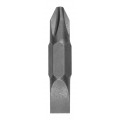 Klein Tools 32483 Dual-Ended Replacement Bit, #2 Phillips, 1/4&amp;quot; slotted-