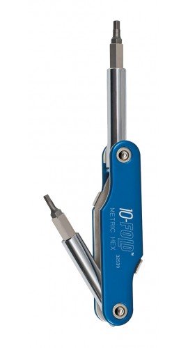 Klein Tools 32539 10-Fold Screwdriver/Nut Driver, Metric Hex-
