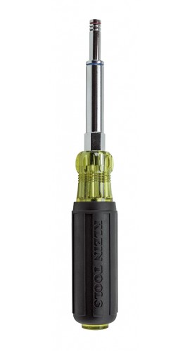 Klein Tools 32801 5-in-1 Multi-Bit Screwdriver/Nut Driver, heavy-duty-