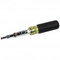 Klein Tools 32809MAG 9-in-1 Pass Through SAE Multi-Nut Driver, Magnetic-