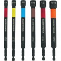 Klein Tools 32930 Magnetic Color-Coded Power Nut Setters, 6-Piece Set-
