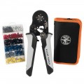 Klein Tools 34060 Ratcheting Ferrule Square Crimper Set-
