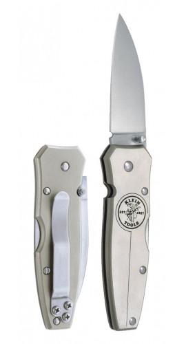 Klein Tools 44001 Lightweight Lockback Knife, 2.5" drop-point blade-