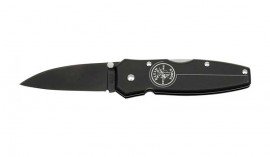 Klein Tools 44001-BLK Lightweight Lockback Knife, 2.5&quot; blade, black-