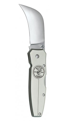 Klein Tools 44006 Lockback Knife with aluminum handle, 2.625" blade-