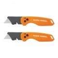 Klein Tools 44313 Folding Utility Knife, 2-Pack-