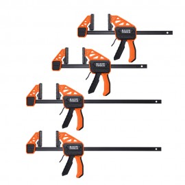 Klein Tools 47552 Speed-Klamp 6-Inch and 12-Inch, 150-Pound, 4-Pack-