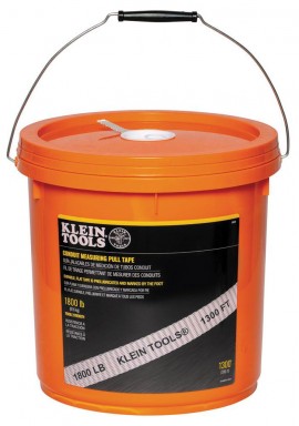 Klein Tools 50131 Conduit Measuring Pull Tape, 1800 lbs x 1300'-
