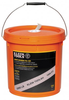 Klein Tools 50141 Conduit Measuring Pull Tape, 2500 lbs x 1000&#039;-