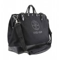Klein Tools 510218SPBLK Canvas Deluxe Tool Bag, 13 pockets, 18&quot;-