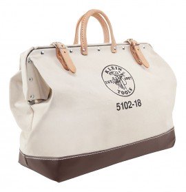 Klein Tools 5102-18 Canvas Tool Bag, 18&quot;-