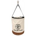 Klein Tools 5104CLR17 Canvas Bucket with closing top, 17&quot;-