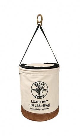 Klein Tools 5104CLR22 Canvas Bucket with bucket top, 22"-