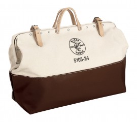 Klein Tools 5105-24 High-Bottom Canvas Tool Bag, 24&quot;-