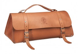 Klein Tools 5108-20 Deluxe Leather Tool Bag, 20&quot;-