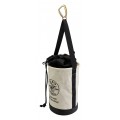 Klein Tools 5114DSC Canvas Bucket with drawstring close, 17&amp;quot;-