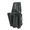 Klein Tools 5118C Black Leather Tool Pouch for Belts-