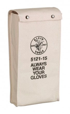 Klein Tools 5121-19 Glove Bag, no. 4 canvas, 19&quot; length-