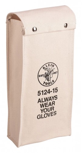 Klein Tools 5124-17 Glove Bag, no. 10 canvas, 17" length-
