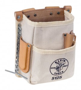 Klein Tools 5125 Canvas Tool Pouch with 5 pockets-