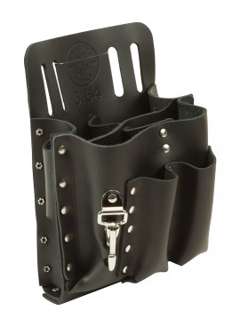 Klein Tools 5164 Slotted Tool Pouch with 8 pockets-