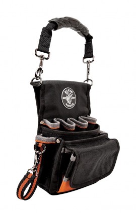 Klein Tools 5242 Tradesman Pro Tool Pouch, 9 pocket, 9.5 x 7.5 x 9.5&amp;quot;-