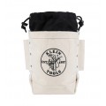 Klein Tools 5416TCP Extra-Tall Top-Closing Bolt Bag, 5 x 12 x 9&quot;-